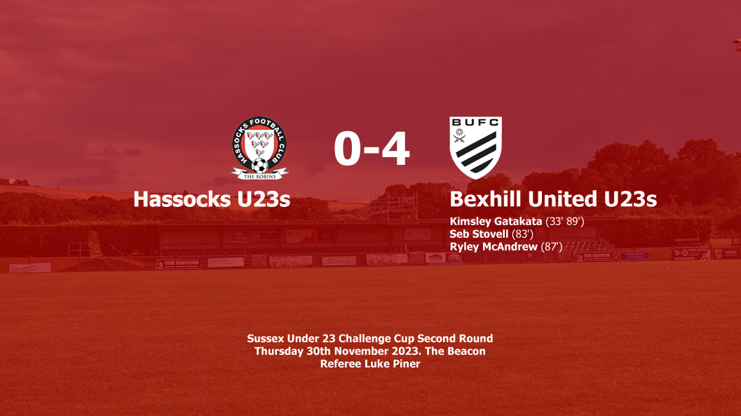 Report: Hassocks U23s 0-4 Bexhill United U23s