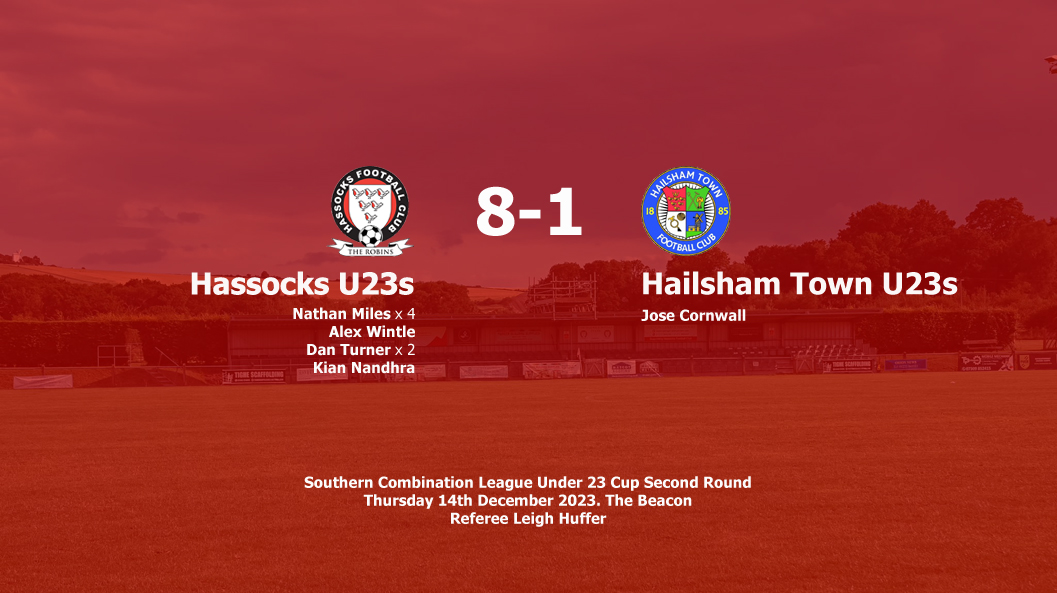 Report: Hassocks U23s 8-1 Hailsham Town U23s