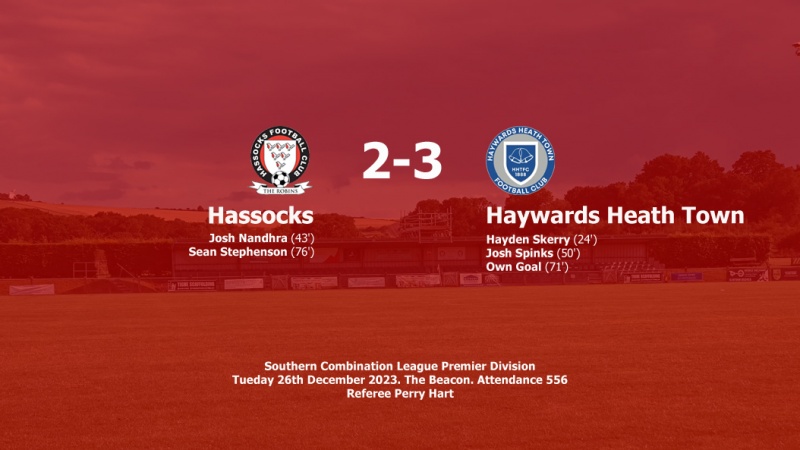 Report: Hassocks 2-3 Haywards Heath Town