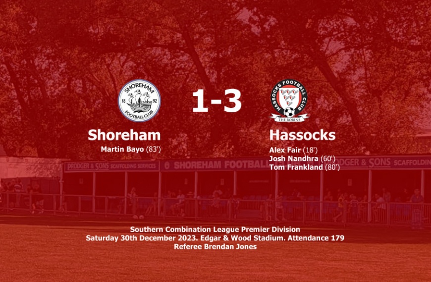 Hassocks returned to winning ways with a 3-1 win at Shoreham