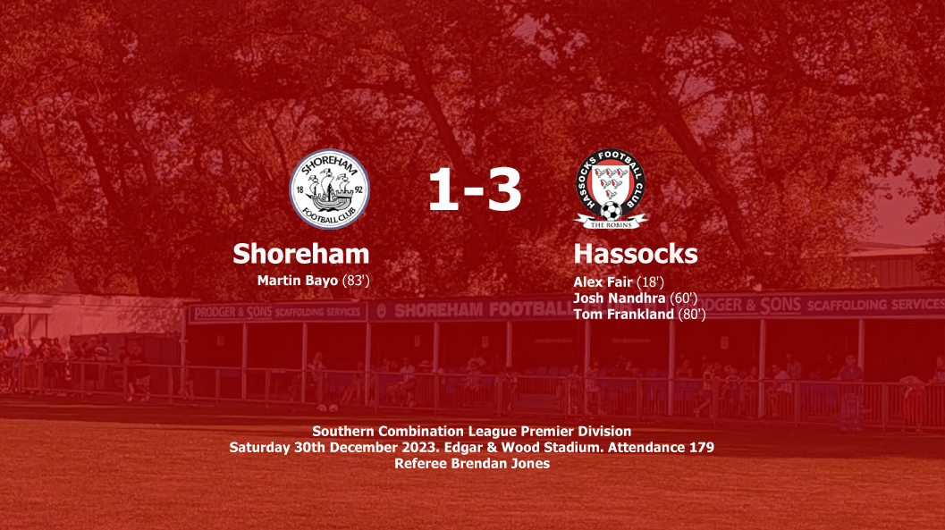 Report: Shoreham 1-3 Hassocks
