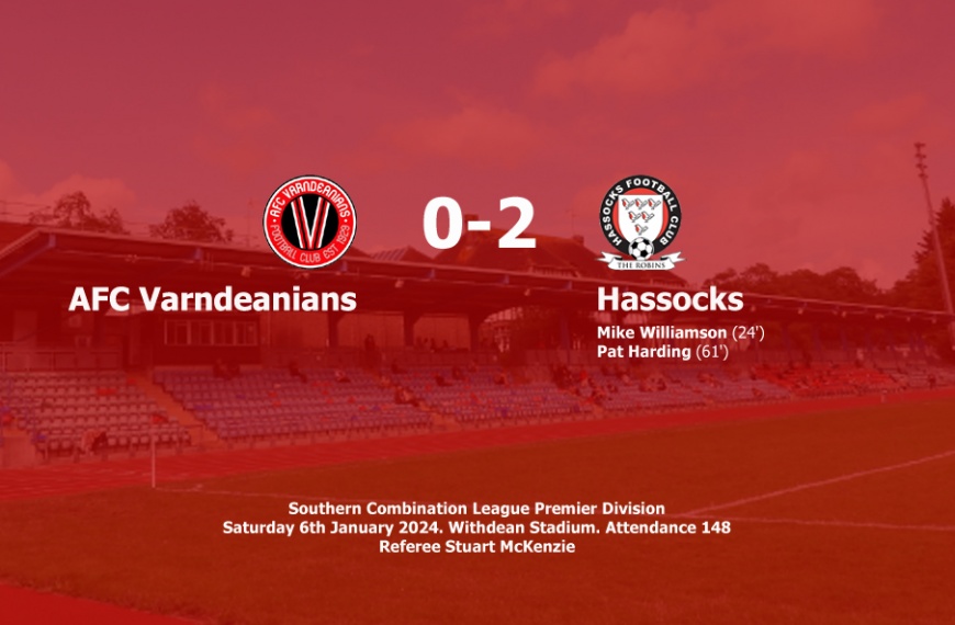 Hassocks began 2024 with a 2-0 win at Withdean Stadium against AFC Varndeanians