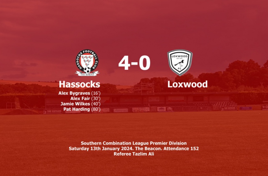 Hassocks eased to a comfortable 4-0 victory over Loxwood