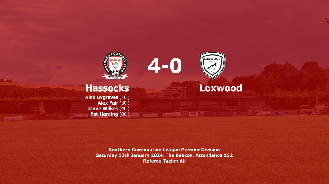 Report: Hassocks 4-0 Loxwood