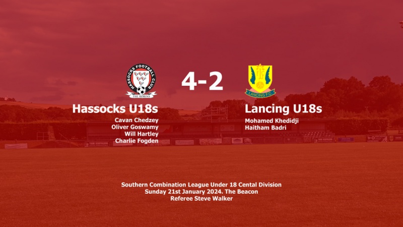 Report: Hassocks U18s 4-2 Lancing U18s