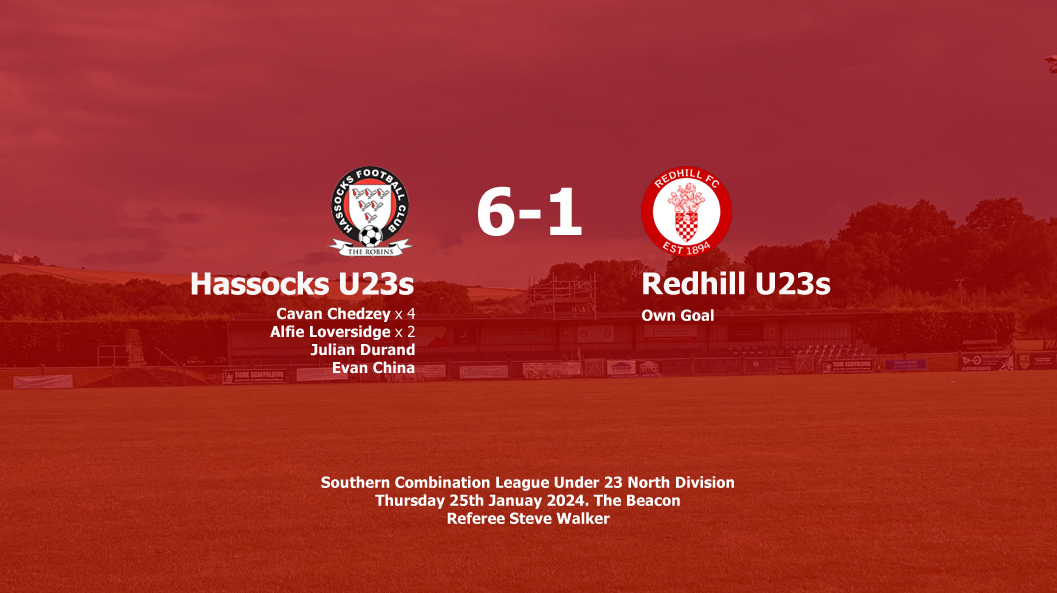 Report: Hassocks U23s 6-1 Redhill U23s
