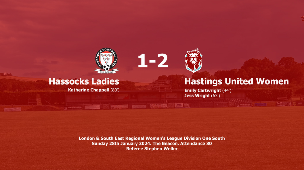 Report: Hassocks Ladies 1-2 Hastings United Women