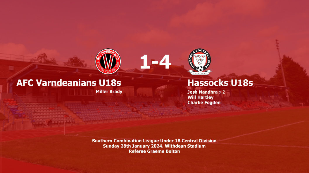 Report: AFC Varndeanians U18s 1-4 Hassocks U18s
