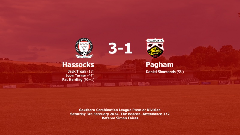 Report: Hassocks 3-1 Pagham