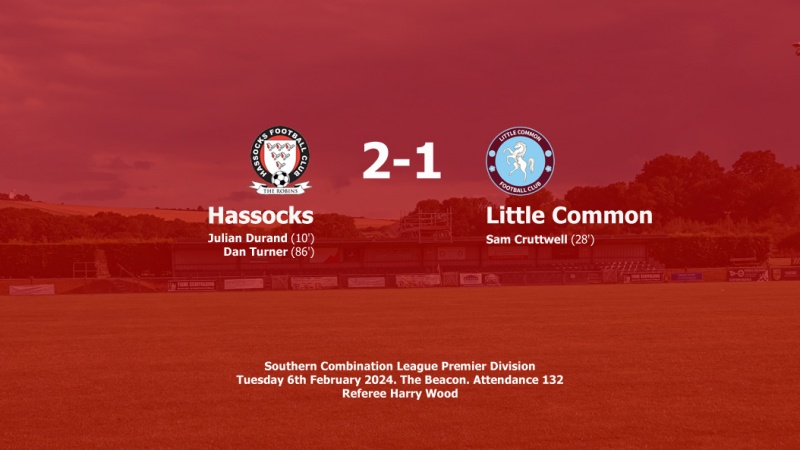 Report: Hassocks 2-1 Little Common