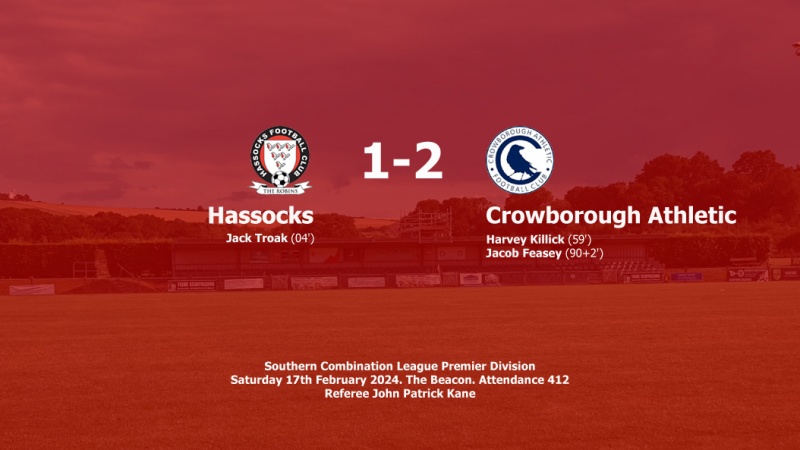 Report: Hassocks 1-2 Crowborough Athletic