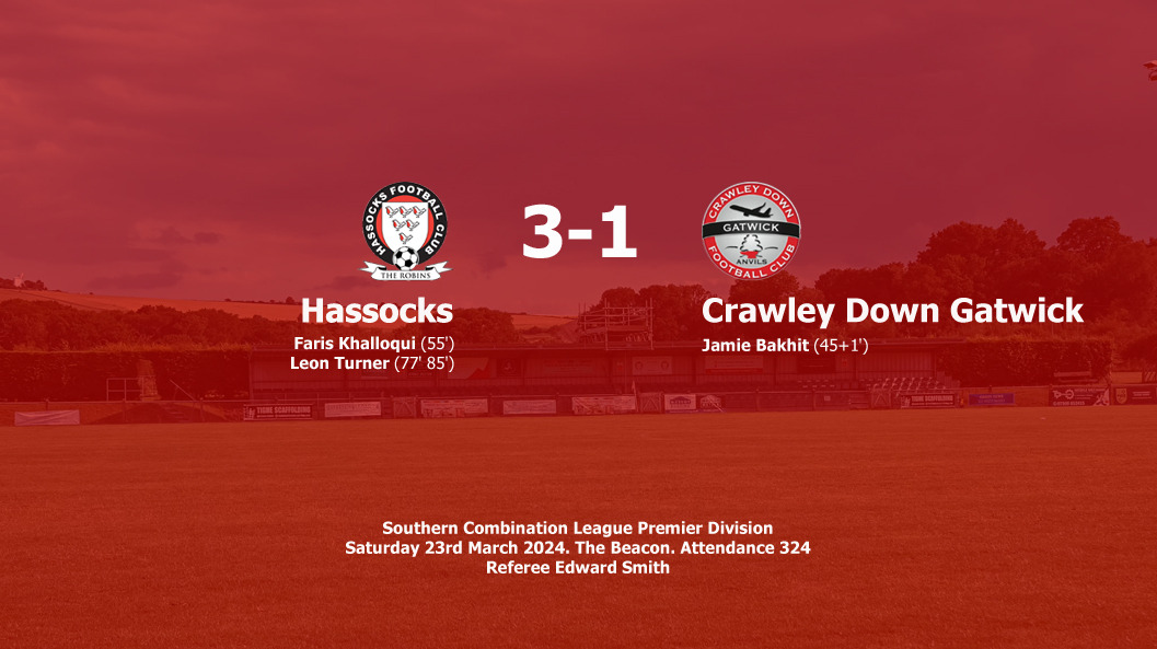 Report: Hassocks 3-1 Crawley Down Gatwick