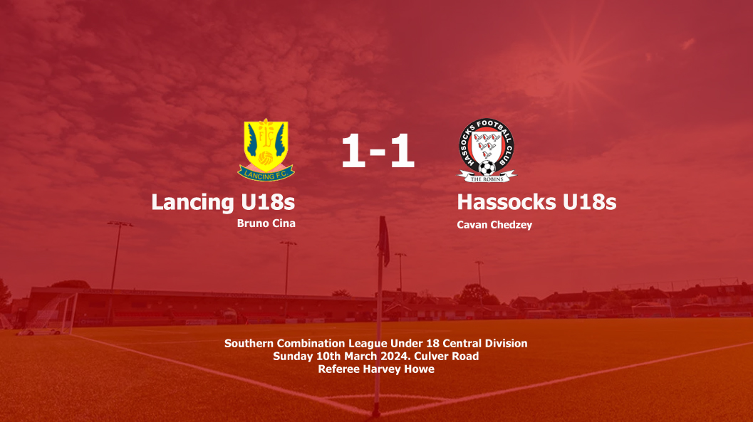 Report: Lancing U18s 1-1 Hassocks U18s