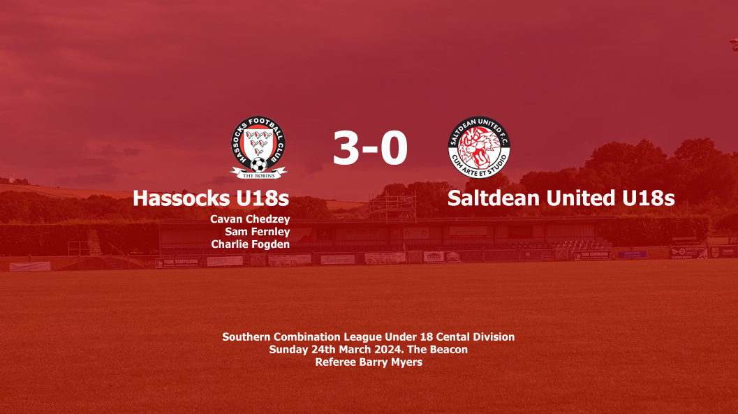 Report: Hassocks U18s 3-0 Saltdean United U18s