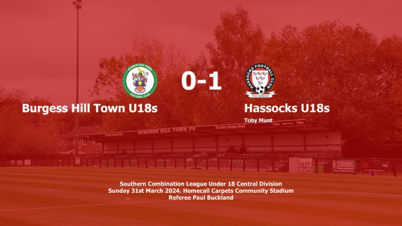 Report: Burgess Hill Town U18s 0-1 Hassocks U18s