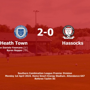 Report: Haywards Heath Town 2-0 Hassocks