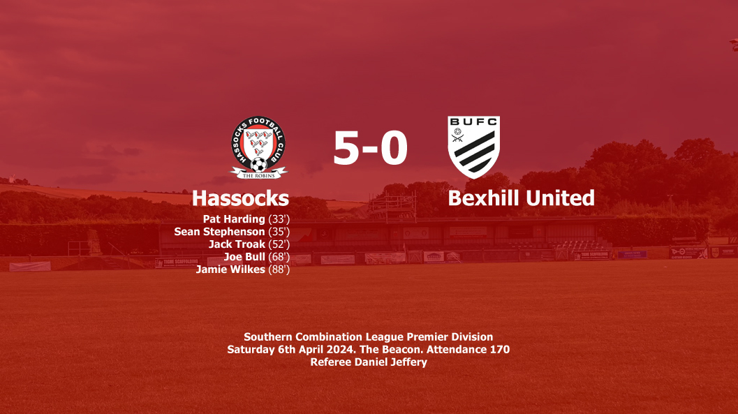 Report: Hassocks 5-0 Bexhill United