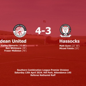 Report: Saltdean United 4-3 Hassocks
