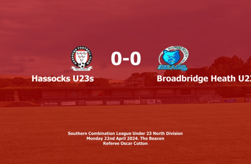 Hassocks and Broadbridge Heath played out a 0-0 draw in the Southern Combination Under 23 North Division top of the table clash