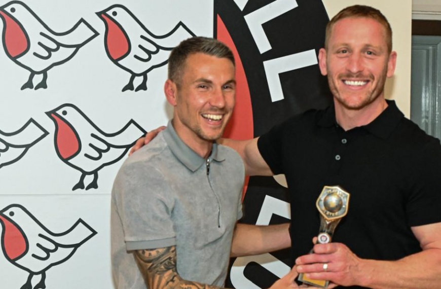 Pat Harding was voted Hassocks joint Players' Player of the Season 2023-24