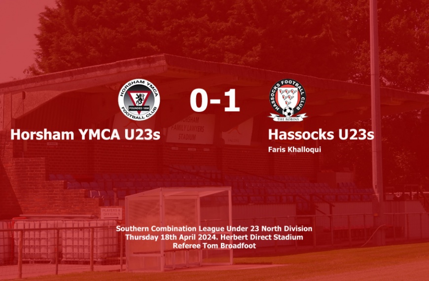 Hassocks Under 23s picked up a huge three point in the North Division title race winning 1-0 at Horsham YMCA