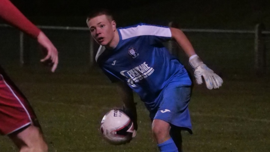 Hassocks Under 23s goalkeeper Jack Thomas