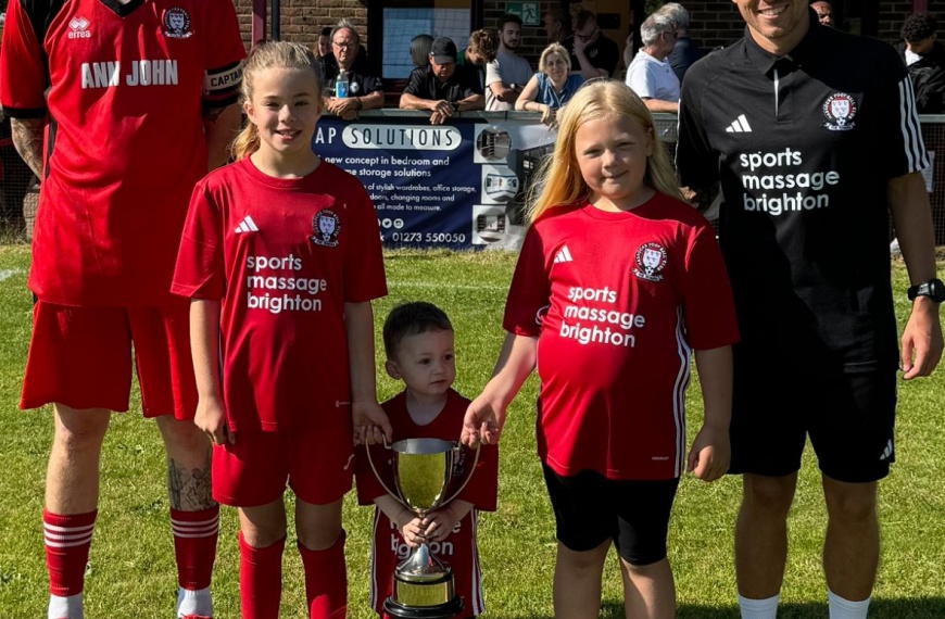 Hassocks were winners of the 2024 Ann John Trophy, beating Burgess Hill Town 2-0