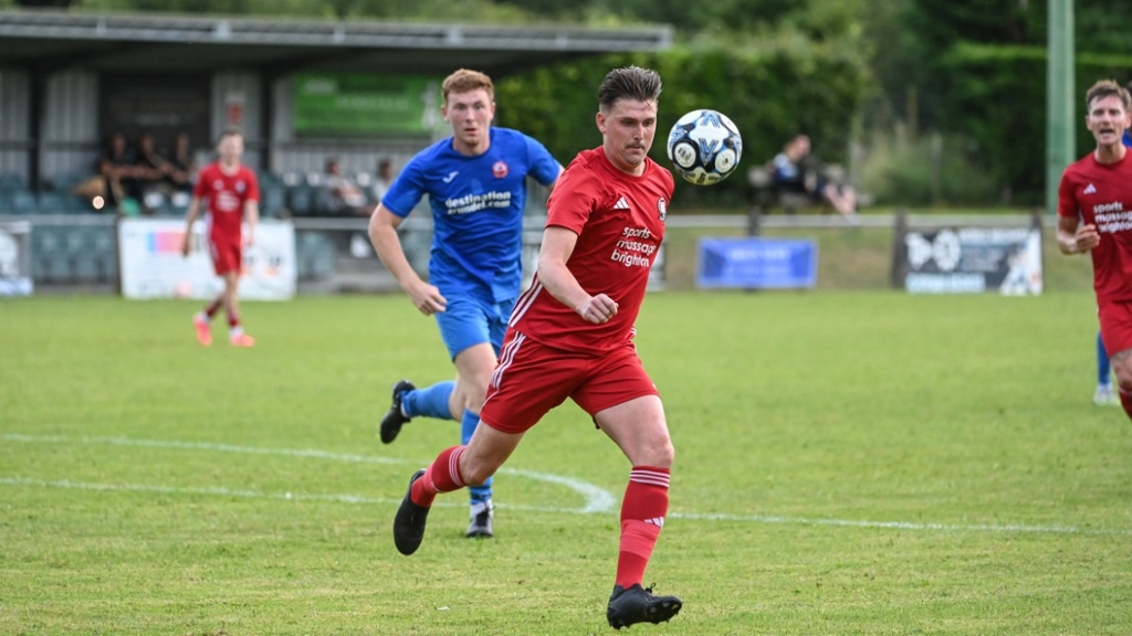 Bradley Tighe in action for Hassocks against Arundel