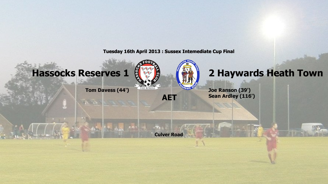 Report: Hassocks Reserves 1-2 Haywards Heath Town