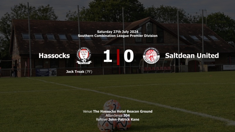 Report: Hassocks 1-0 Saltdean United