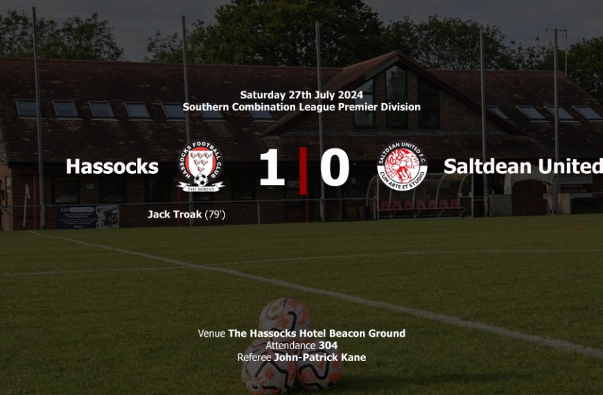 Hassocks started their 2024-25 Southern Combination League season with a 1-0 win over Saltdean United