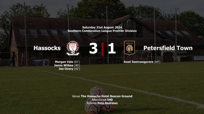 Report: Hassocks 3-1 Petersfield Town