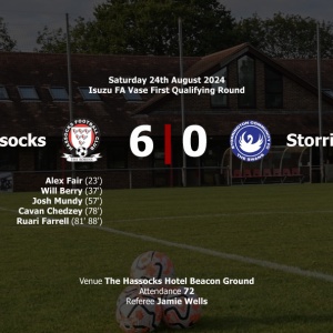 Report: Hassocks 6-0 Storrington