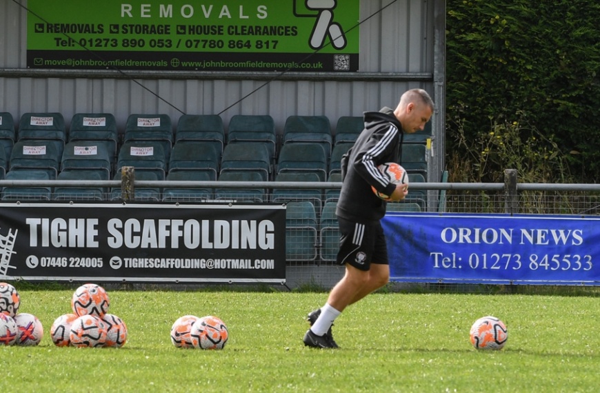 Hassocks head coach James Westlake