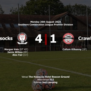 Report: Hassocks 4-1 Crawley Down Gatwick