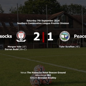 Report: Hassocks 2-1 Peacehaven & Telscombe