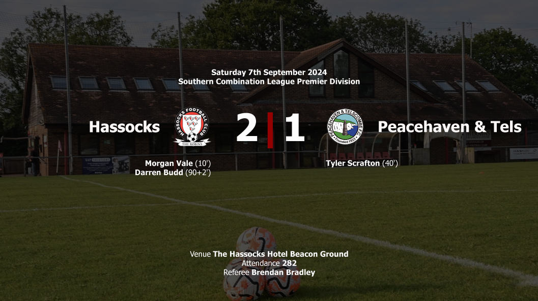 Report: Hassocks 2-1 Peacehaven & Telscombe