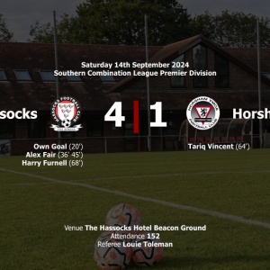 Report: Hassocks 4-1 Horsham YMCA