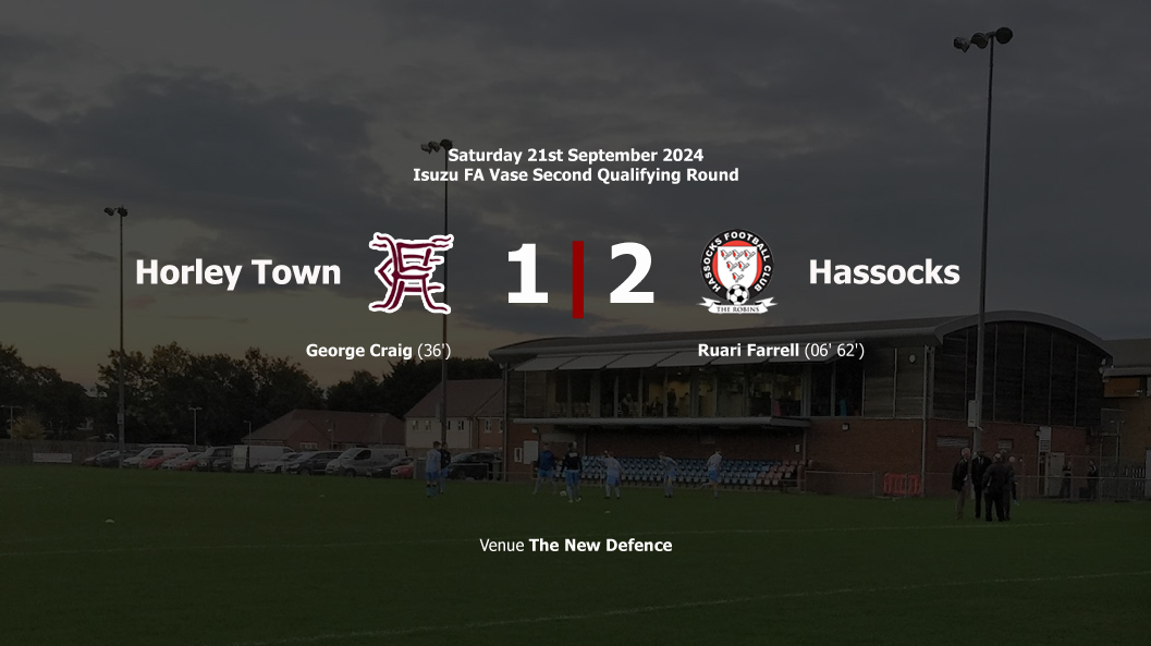 Report: Horley Town 1-2 Hassocks