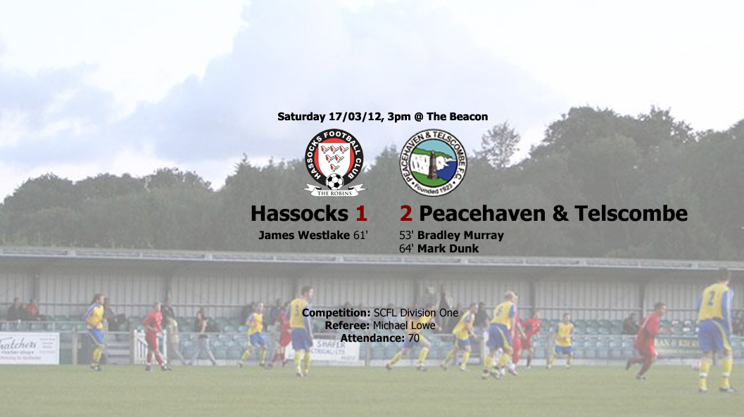 Report: Hassocks 1-2 Peacehaven & Telscombe, 17/03/12