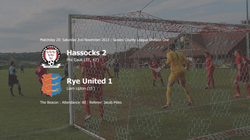 Report: Hassocks 2-1 Rye United, 02/11/13