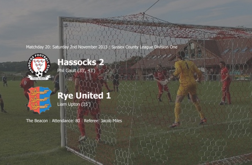 Hassocks ran out 2-1 winners over Rye United in a heated game