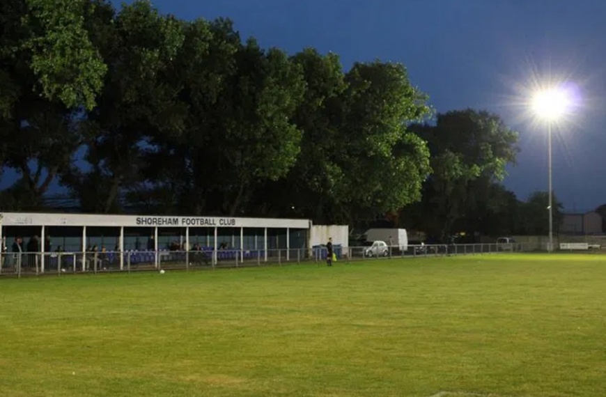 The Edgar & Wood Stadium, Middle Road, home of Shoreham