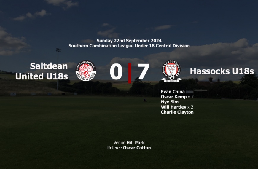 Hassocks Under 18s got back to winning ways with a 7-0 success against Saltdean United at Hill Park