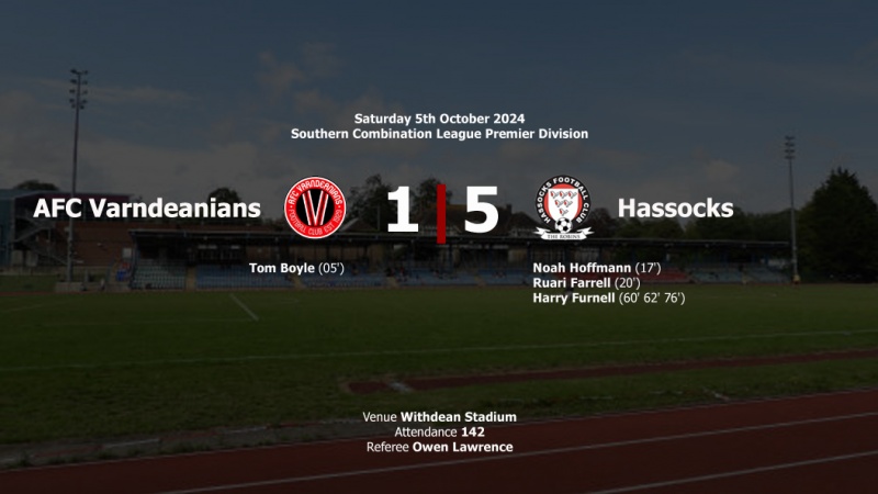 Report: AFC Varndeanians 1-5 Hassocks