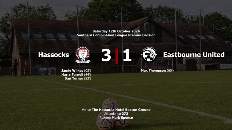 Report: Hassocks 3-1 Eastbourne United