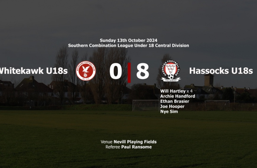 Hassocks Under 18s picked up a big 8-0 win at Nevill Rec against Whitehawk