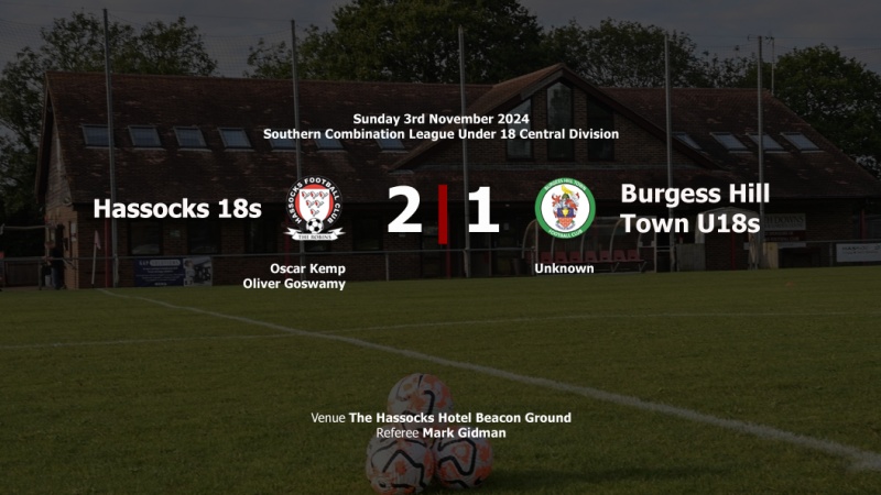 Report: Hassocks U18s 2-1 Burgess Hill Town U18s