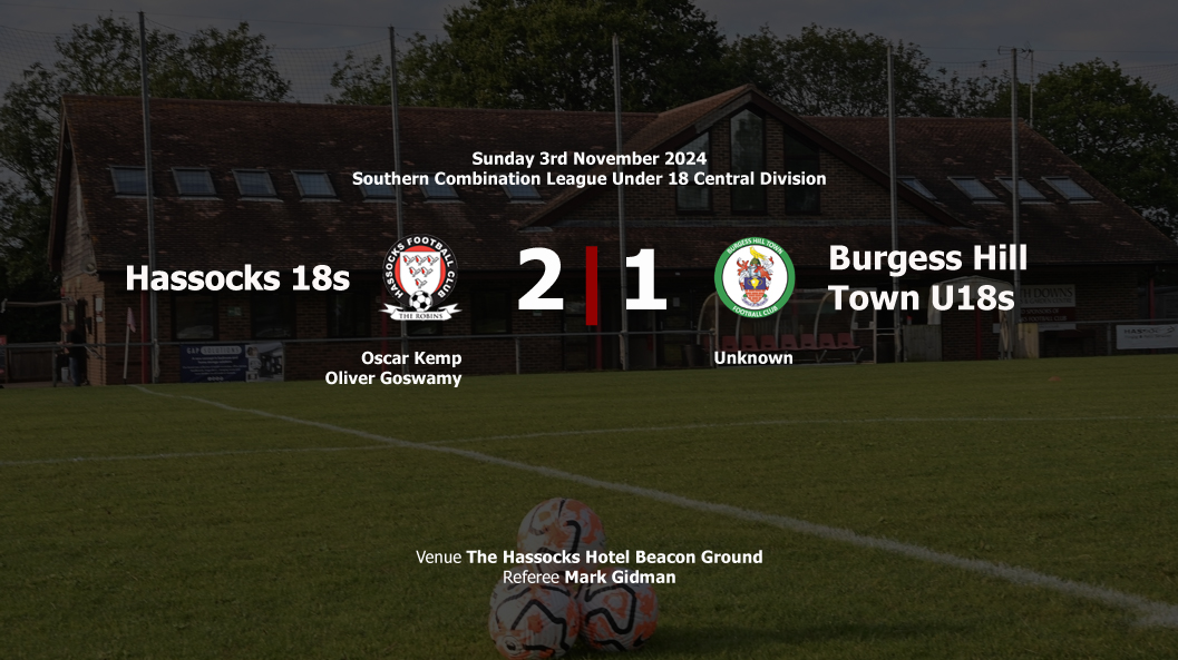 Report: Hassocks U18s 2-1 Burgess Hill Town U18s