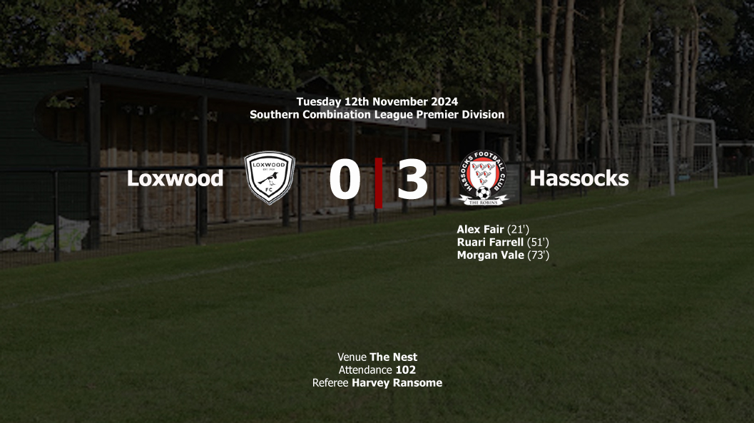 Report: Loxwood 0-3 Hassocks